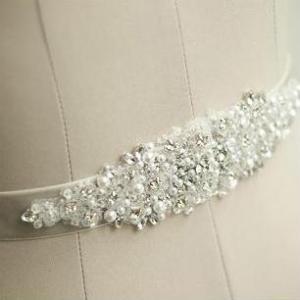 Handmade Wedding Sash/belt, Bridal Sash,..