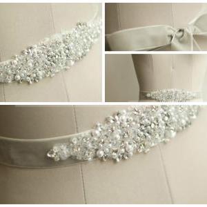 Handmade Wedding Sash/belt, Bridal Sash,..