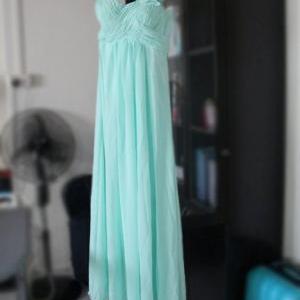 Clearance - Light Mint Green Long Prom Dress -..