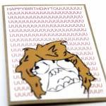 Meme Birthday Card - Rage Girl/ Fu Derpina Meme..