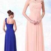 Custom Made Bridesmaid Dresses/ Gown in Various Colors - Plain Chiffon Long Dress - Plus Size Friendly