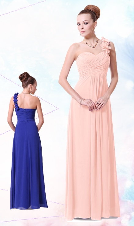 Custom Made Bridesmaid Dresses/ Gown In Various Colors - Plain Chiffon Long Dress - Plus Size Friendly