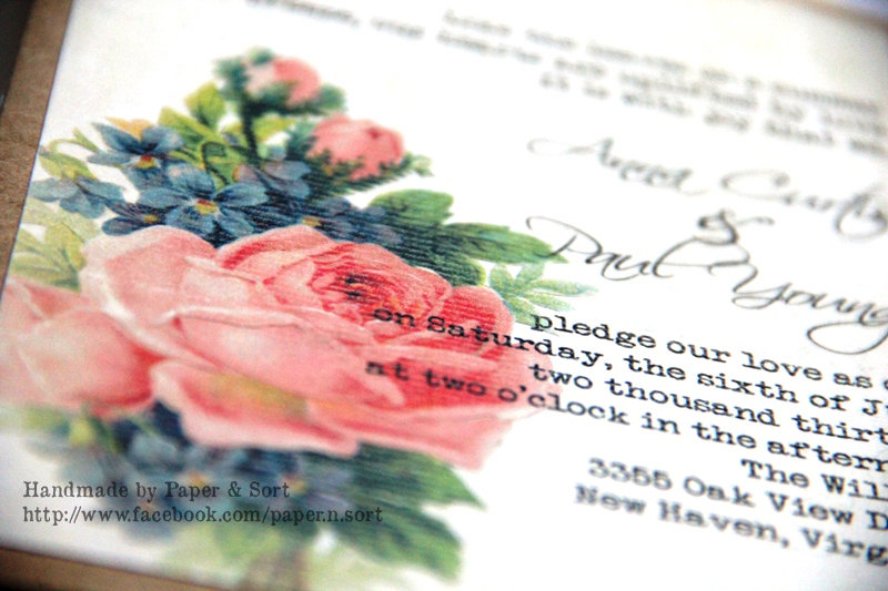 Handmade Wedding Invitation Suite Recycled Kraft Pocketfold Boho Handmade Wedding Invitation Suite Recycled Kraft Pocketfold Boho Style Sample Pack Free Shipping